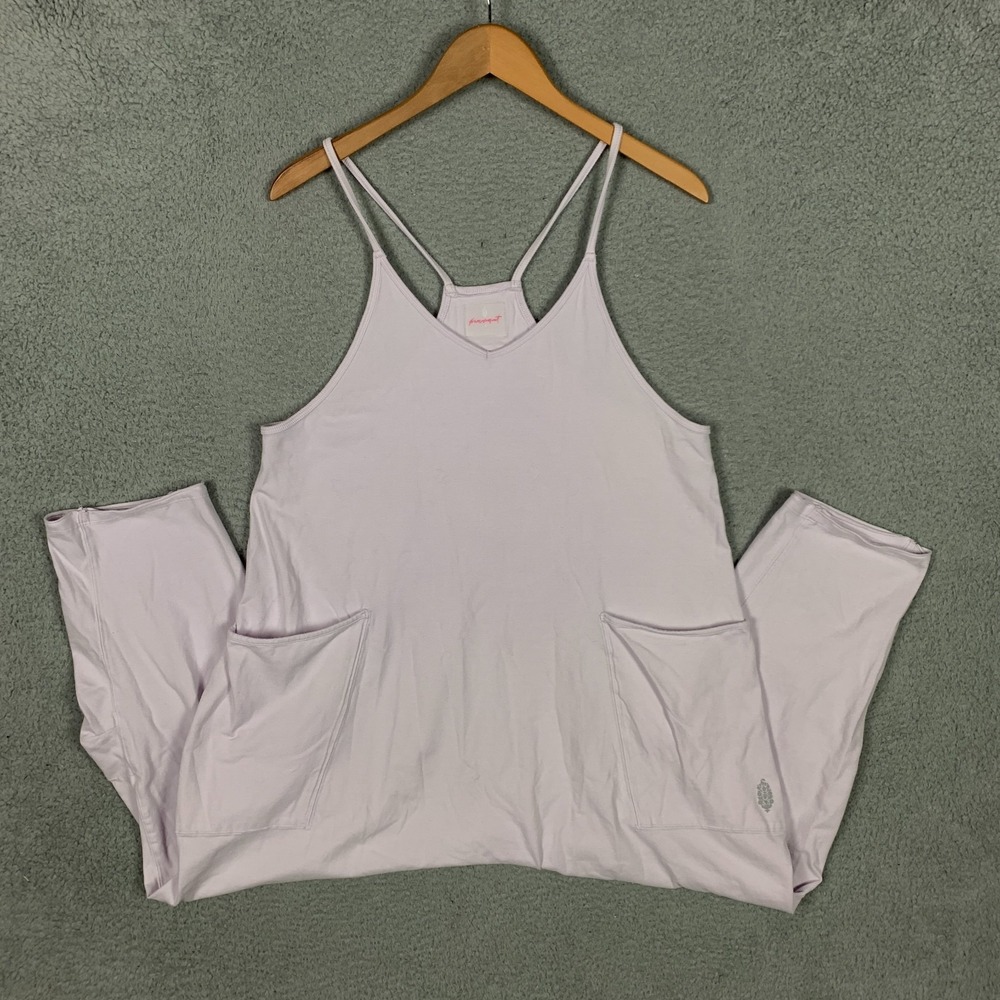 Free People Movement Hot Shot Jumpsuit Women's Small Rose‎ Quarts Workout Casual